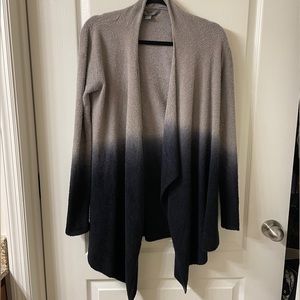 Barefoot dreams ombré sweater cardigan